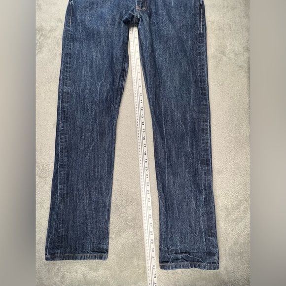 Taylor Stitch Jeans Size 34x32 The Democratic Jean Blue Dark Wash Organic - Picture 5 of 9